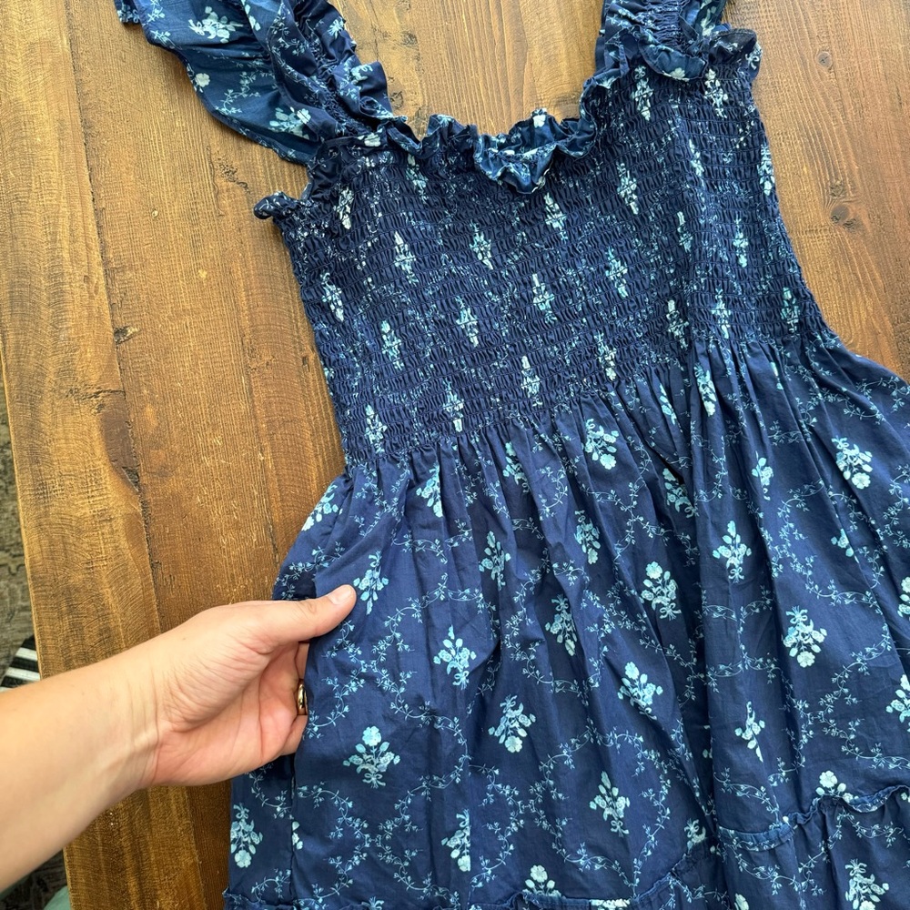Hill House Ellie Nap Dress Navy blue trellis, New York City 2023 Edition size M - Picture 3 of 5